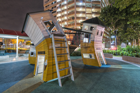 Crooked Houses playground